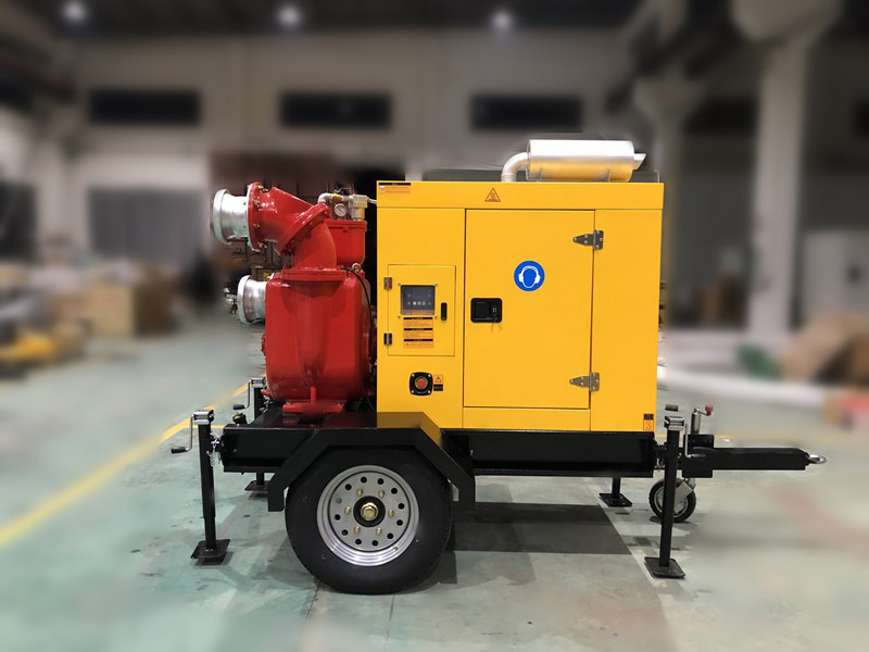 6寸400立方15米拖车式移动泵车 QX-360